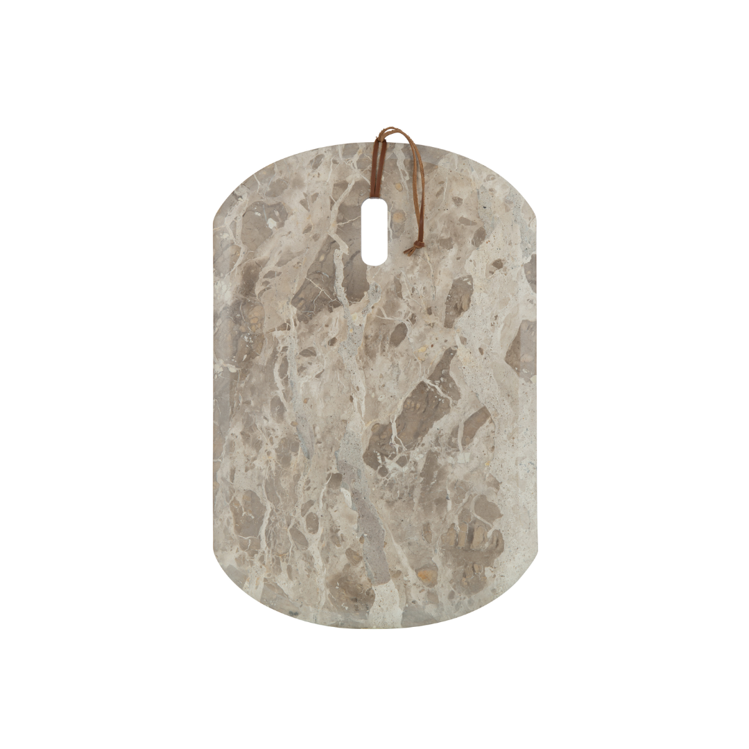 Servierbrett Marmor beige