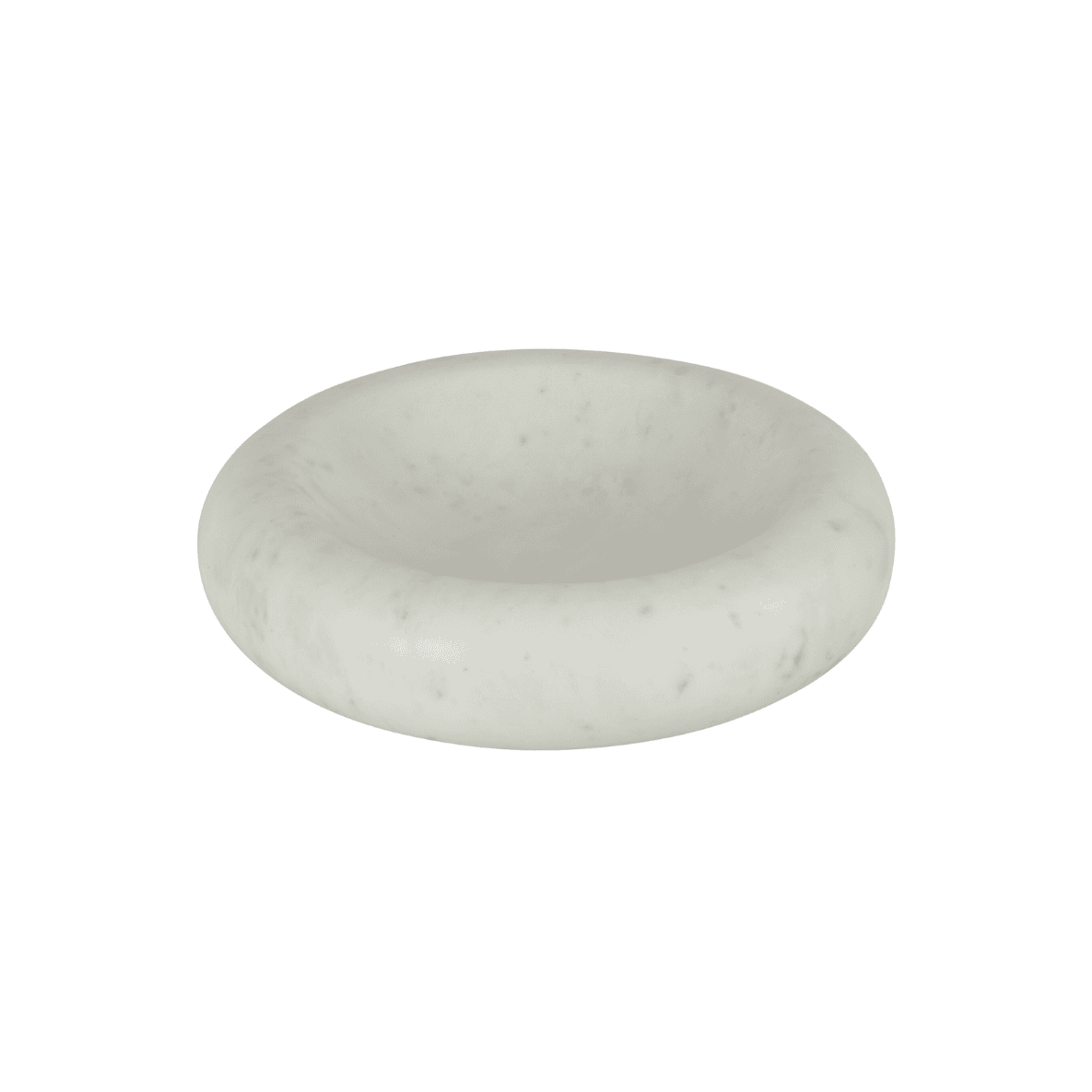 Runde Schale Marmor weiß
