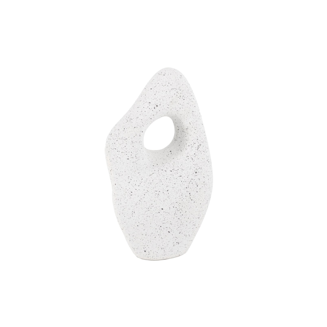 ornament organisch terrazzo steen wit