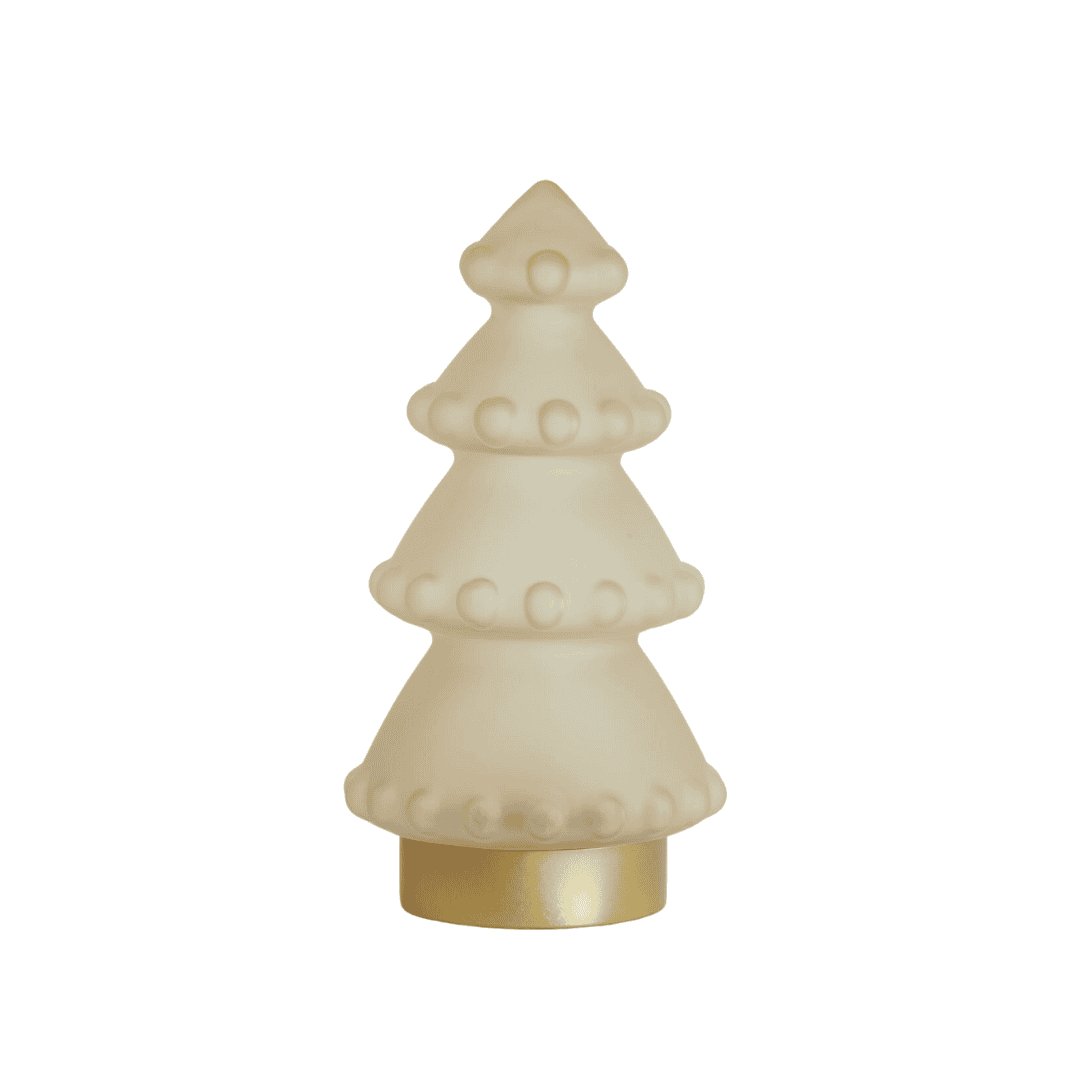 kerstboom lamp light&living in mat wit beige